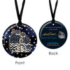 Laurel Burch Polka Dot Gatos Porcelain Keepsake Ornament – Flat Ceramic, Gift-Ready
