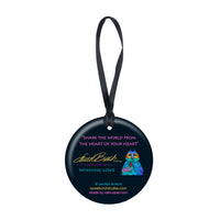 Laurel Burch Wishing Love Porcelain Keepsake Ornament – Flat Ceramic, Gift-Ready