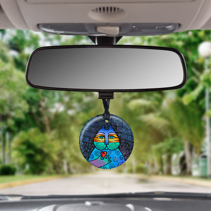 Laurel Burch Wishing Love Porcelain Keepsake Ornament – Flat Ceramic, Gift-Ready