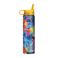 24 oz Water Bottle - Laurel Burch "Celestial Magic"