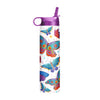 24 oz Water Bottle - Laurel Burch "Mariposas"