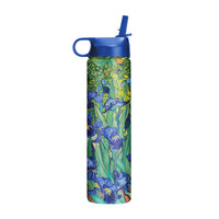 24 oz Water Bottle - van Gogh "Irises"