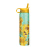 24 oz Water Bottle - van Gogh "Sunflowers"