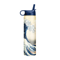 24 oz Water Bottle - Hokusai "The Great Wave"