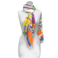 Frank Lloyd Wright March Balloons Long Sheer Scarf – Lightweight, Elegant, Silky-Soft