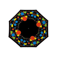 Frank Lloyd Wright "Coonley Playhouse" Reverse Inverted Umbrella – Hands-Free, Windproof Design