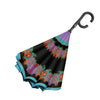 Laurel Burch Blooms Reverse Inverted Umbrella – Hands-Free, Windproof Design
