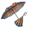Kandinsky "Circles" Reverse Inverted Umbrella – Hands-Free, Windproof Design
