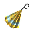 van Gogh Sunflowers Reverse Inverted Umbrella – Hands-Free, Windproof Design