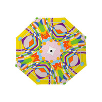 Frank Lloyd Wright March Balloons Travel Umbrella – Compact, One-Touch Open & Close