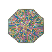 Frank Lloyd Wright Saguaro Forms Travel Umbrella – Compact, One-Touch Open & Close