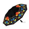 Frank Lloyd Wright "Coonley Playhouse" Travel Umbrella – Compact, One-Touch Open & Close