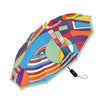 Frank Lloyd Wright Hoffman Rug Travel Umbrella – Compact, One-Touch Open & Close