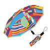 Frank Lloyd Wright Hoffman Rug Travel Umbrella – Compact, One-Touch Open & Close