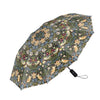 William Morris Strawberry Thief Travel Umbrella – Compact, One-Touch Open & Close