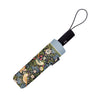 William Morris Strawberry Thief Travel Umbrella – Compact, One-Touch Open & Close