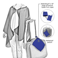 William Morris Golden Lily Womens Rain Cape - Rainproof Breathable Rain Poncho