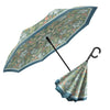 William Morris Golden Lily Reverse Inverted Umbrella – Hands-Free, Windproof Design