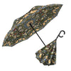 William Morris Strawberry Thief Reverse Inverted Umbrella – Hands-Free, Windproof Design