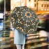 William Morris Strawberry Thief Reverse Inverted Umbrella – Hands-Free, Windproof Design