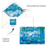 Monet Water Lilies - Boxed Blank Note Cards – Set of 16 in a Keepsake Gift Box