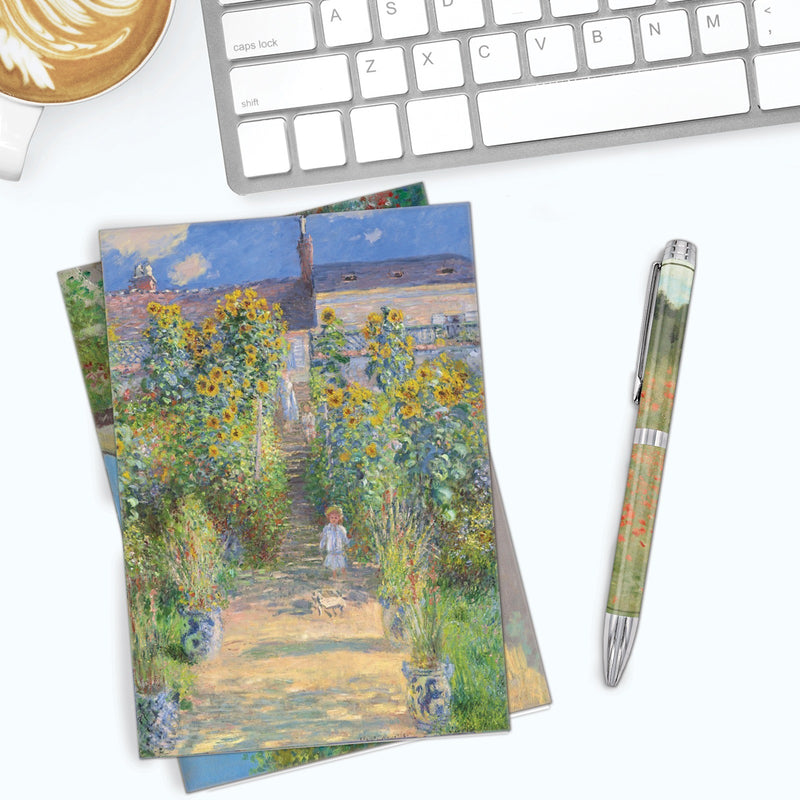 Monet Gardens - Boxed Blank Note Cards – Set of 16 in a Keepsake Gift Box