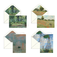 Monet Favorites - Boxed Blank Note Cards – Set of 16 in a Keepsake Gift Box