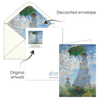 Monet Favorites - Boxed Blank Note Cards – Set of 16 in a Keepsake Gift Box