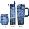 van Gogh "Starry Night" Insulated Drinkware Set of 3, 1 per size