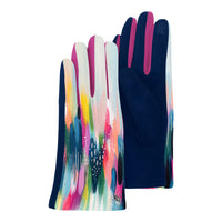 EttaVee Brush Strokes 103 Womens Touch Screen Gloves - One Size Fits All