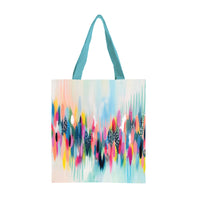 EttaVee Brush Strokes 103 Canvas Magazine Tote – Slim Vertical Tote Bag