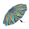 EttaVee "Rainbow Riviera 1" Travel Umbrella – Compact, One-Touch Open & Close