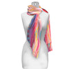 EttaVee's Brush Strokes 90 Long Sheer Scarf – Lightweight, Elegant, Silky-Soft