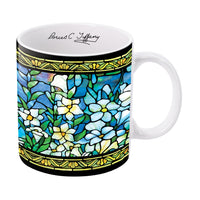 Tiffany "Field of Lilies" Large Fine Art Mug – 14 oz Ceramic Coffee Cup