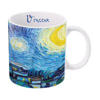 van Gogh "Starry Night" Large Fine Art Mug – 14 oz Ceramic Coffee Cup