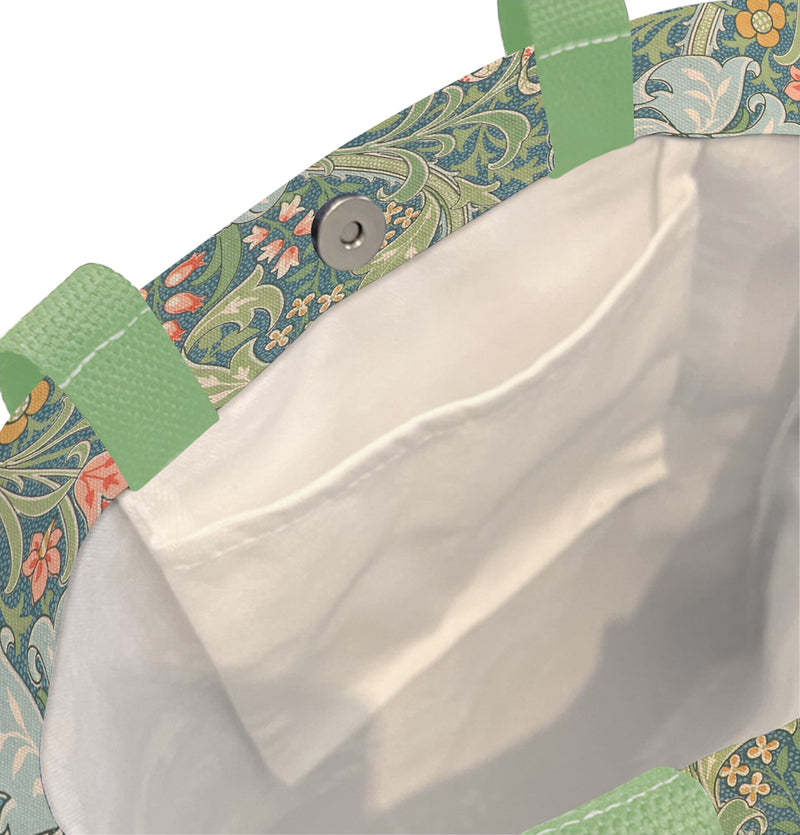 William Morris "Golden Lily" Shoulder Strap Canvas Magazine Tote