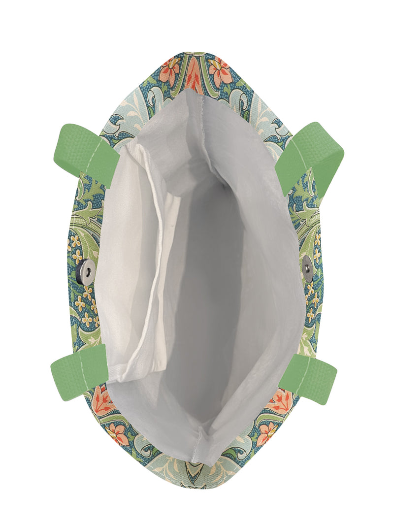 William Morris "Golden Lily" Shoulder Strap Canvas Magazine Tote