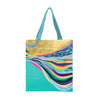 EttaVee Rainbow 1 Canvas Magazine Tote – Slim Vertical Tote Bag