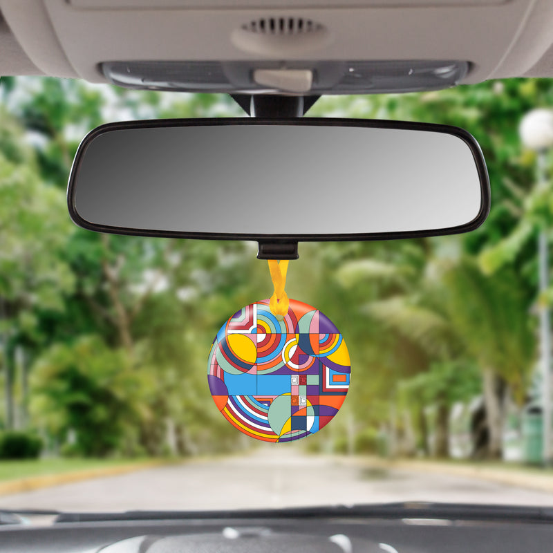 Frank Lloyd Wright Hoffman Rug Porcelain Keepsake Ornament – Flat Ceramic, Gift-Ready