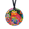 Laurel Burch Mother-Daughter in Flowers Porcelain Keepsake Ornament – Flat Ceramic, Gift-Ready