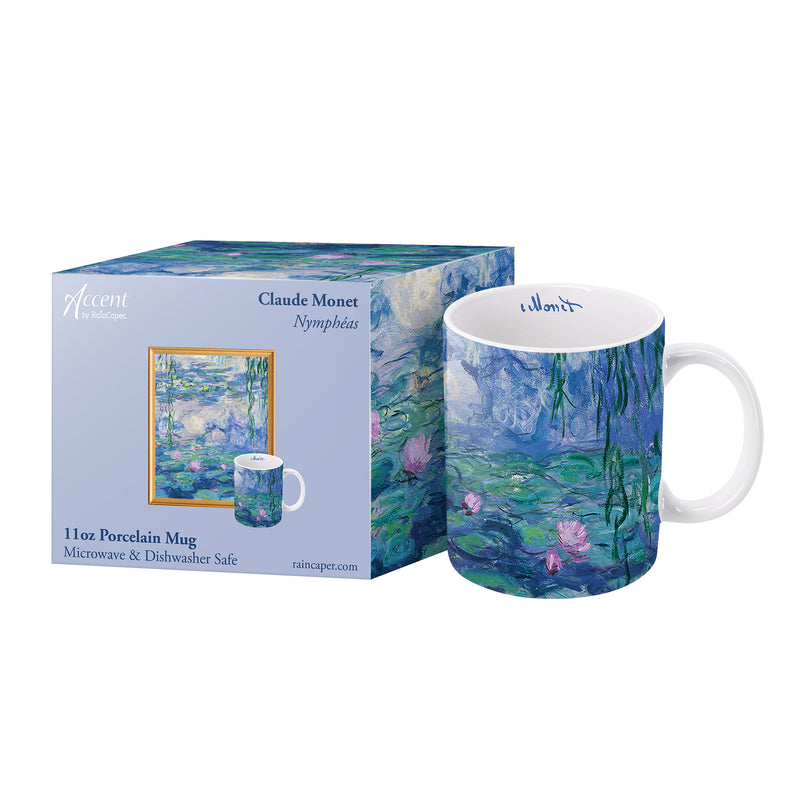 Monet Nympheas Fine Art Mug – 11 oz Porcelain Coffee Cup