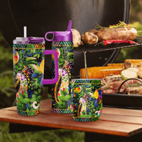 Laurel Burch "Jungle Song" Insulated Drinkware Set of 3, 1 per size