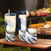 Hokusai "Great Wave" Insulated Drinkware Set of 3, 1 per size