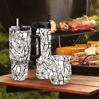 12 oz Stemless Wine Tumbler - Tiffany "Magnolia"