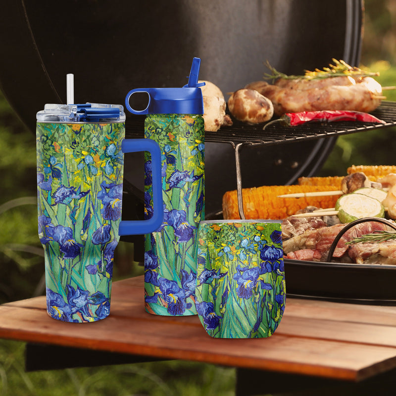 30 oz Tumbler - van Gogh "Irises"
