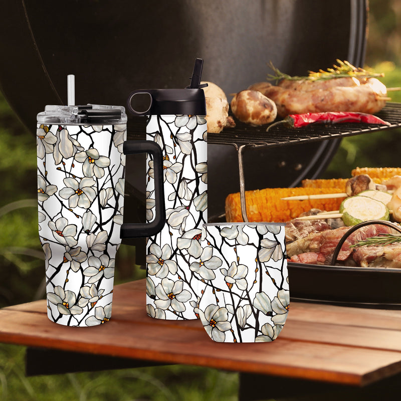 30 oz Tumbler - Tiffany "Magnolia"