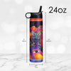 24 oz Water Bottle - Laurel Burch "Fantasticats"