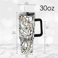 30 oz Tumbler - Tiffany "Magnolia"