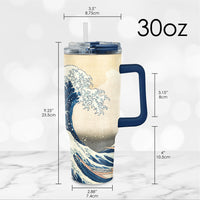 30 oz Tumbler - Hokusai "The Great Wave"