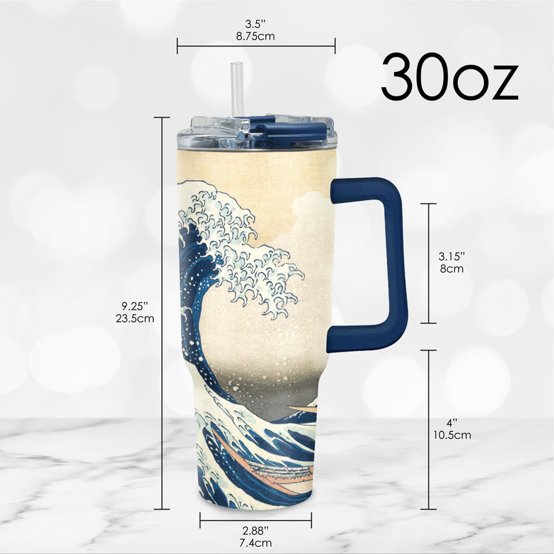 30 oz Tumbler - Hokusai "The Great Wave"